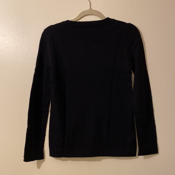 J. Crew wool / cotton blend black sweater. Size Xs. - Picture 3 of 8